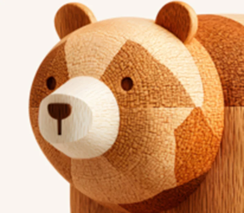 Woolen Brown Bear