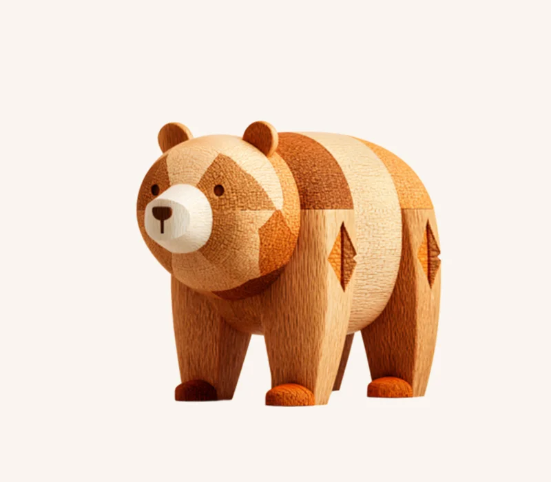 Woolen Brown Bear